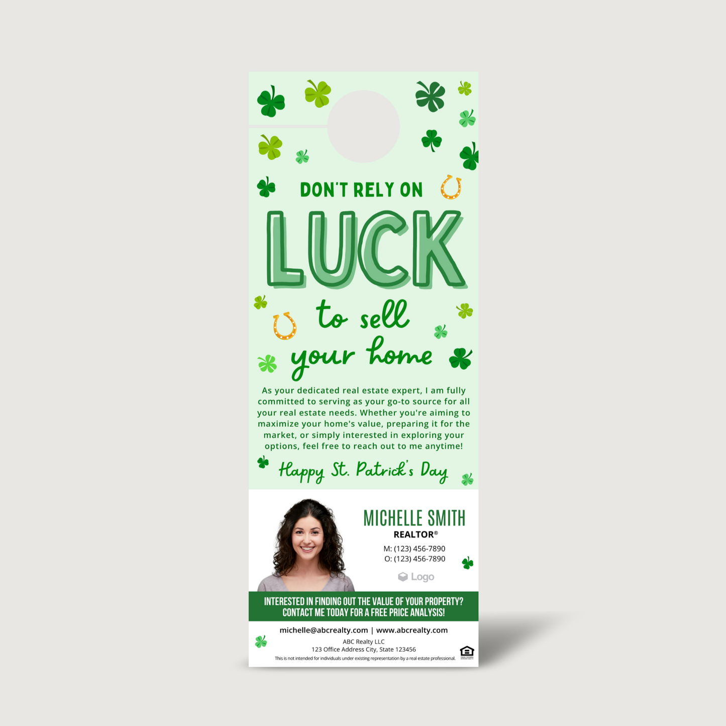 Don't Rely On Luck To Sell Your Home Door Hangers