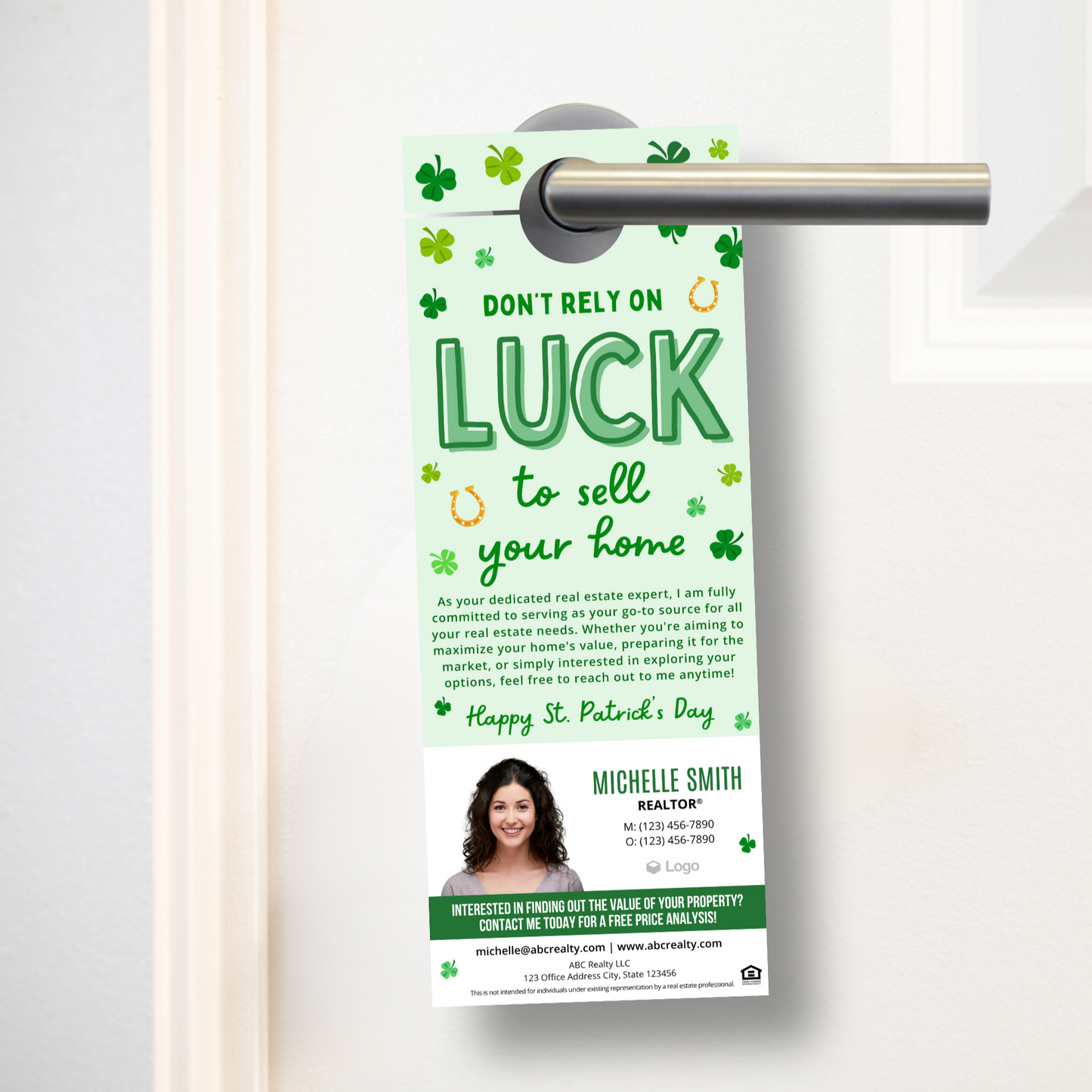 Don't Rely On Luck To Sell Your Home Door Hangers