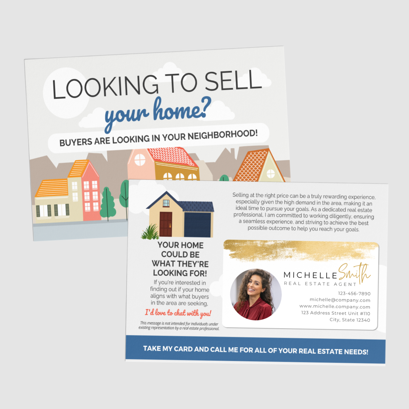 Set of 25 Buyers Are Looking In Your Neighborhood Mailers