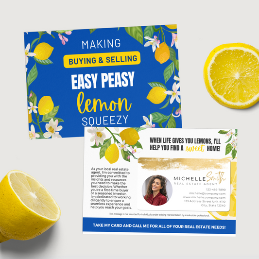 Making Buying & Selling Easy Peasy Lemon Squeezy Postcards