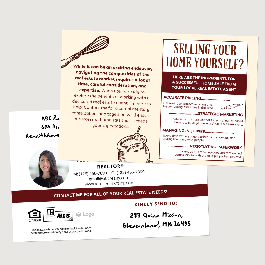 Ingredients For a Successful Home Sale Postcards