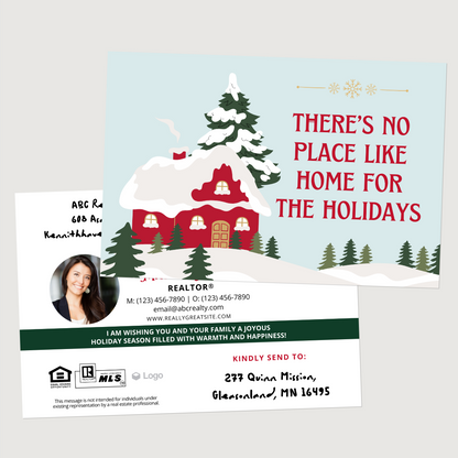 There's No Place Like Home For The Holidays Postcards