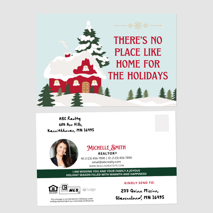 There's No Place Like Home For The Holidays Postcards