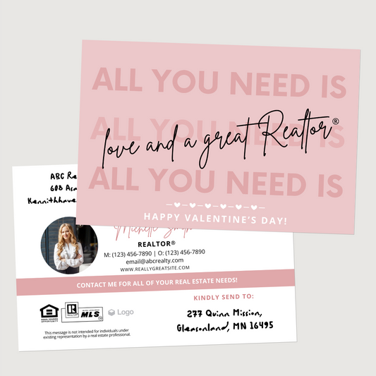 All You Need is Love And A Great REALTOR Postcards