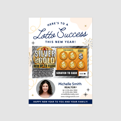 Here's To A Lotto Success Cards