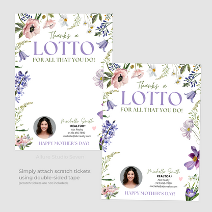 Happy Mother's Day Lotto Cards