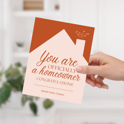 You Are Officially a Homeowner