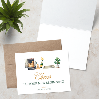 Cheers to Your New Beginning