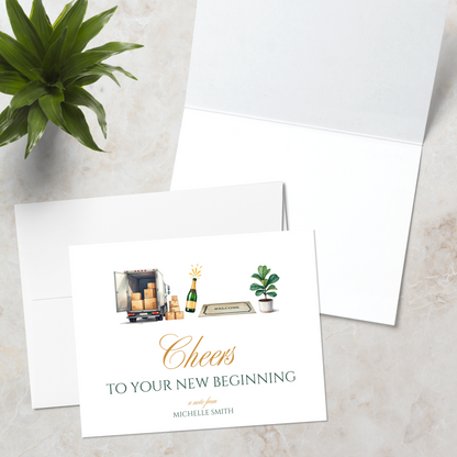 Cheers to Your New Beginning