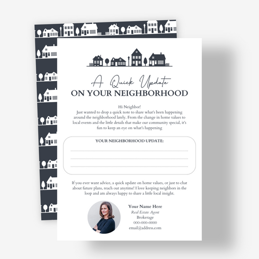 An Update On Your Neighborhood