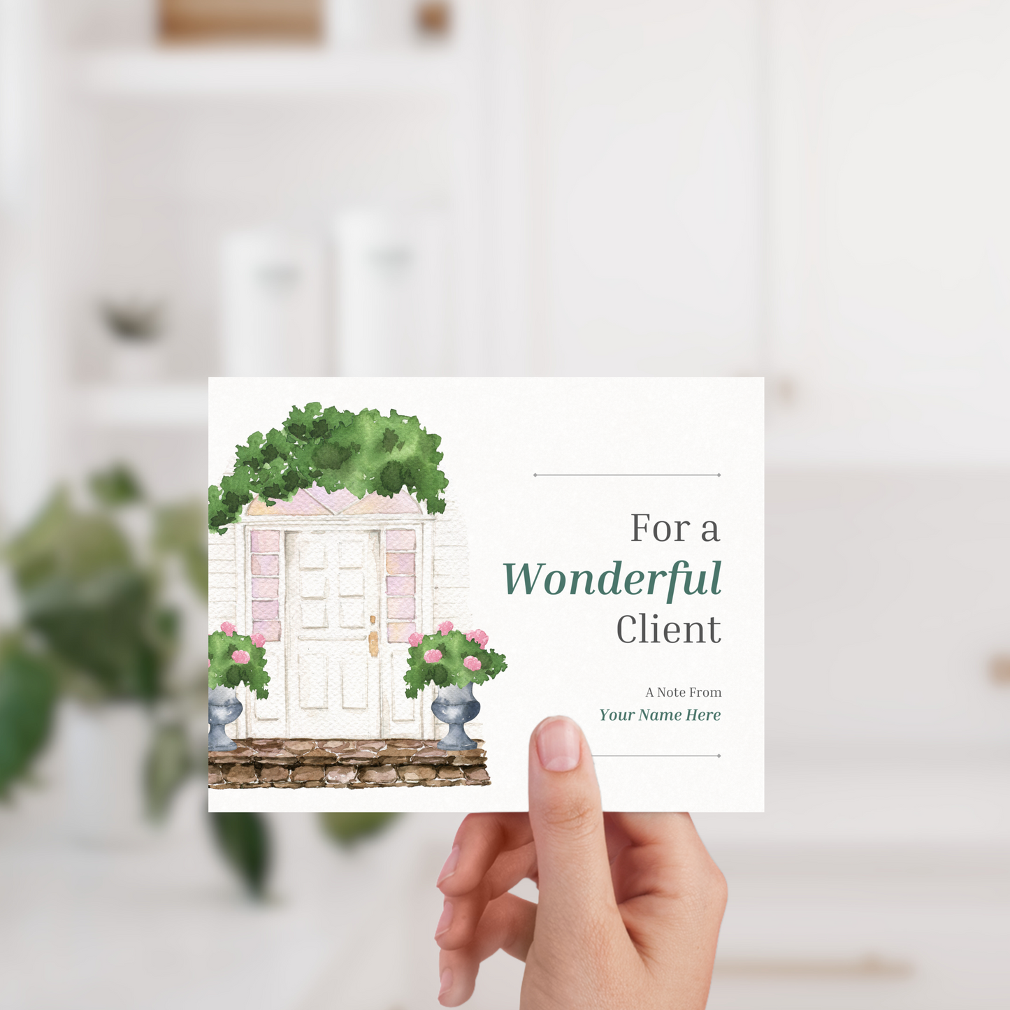 For a Wonderful Client