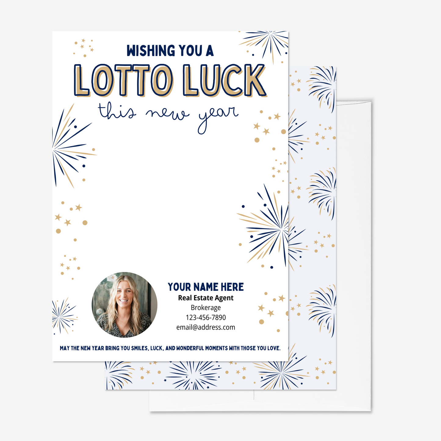 Wishing You A Lotto Luck This New Year Card