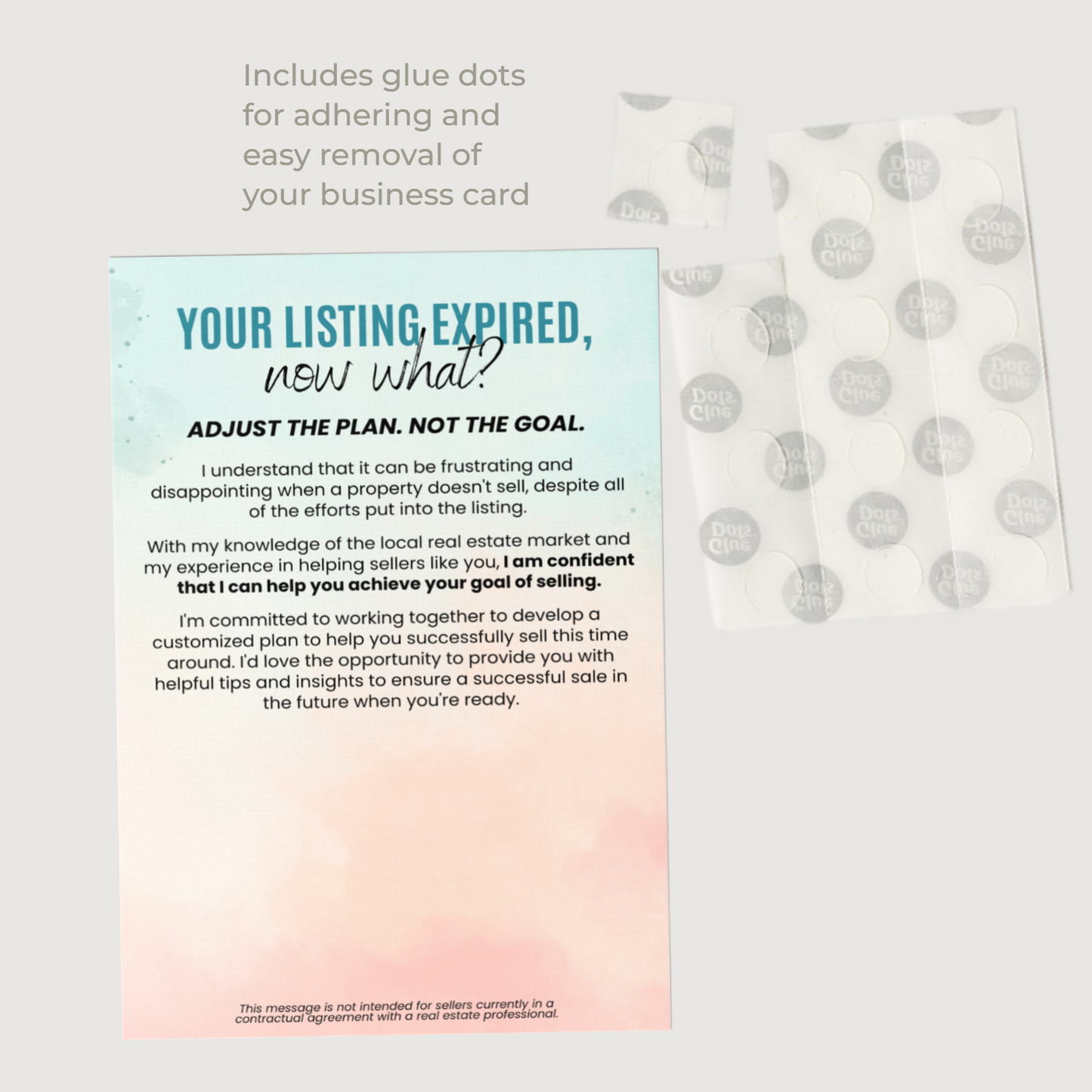 Your Listing Expired, Now What? - Set of Real Estate Expired Listing Mailers