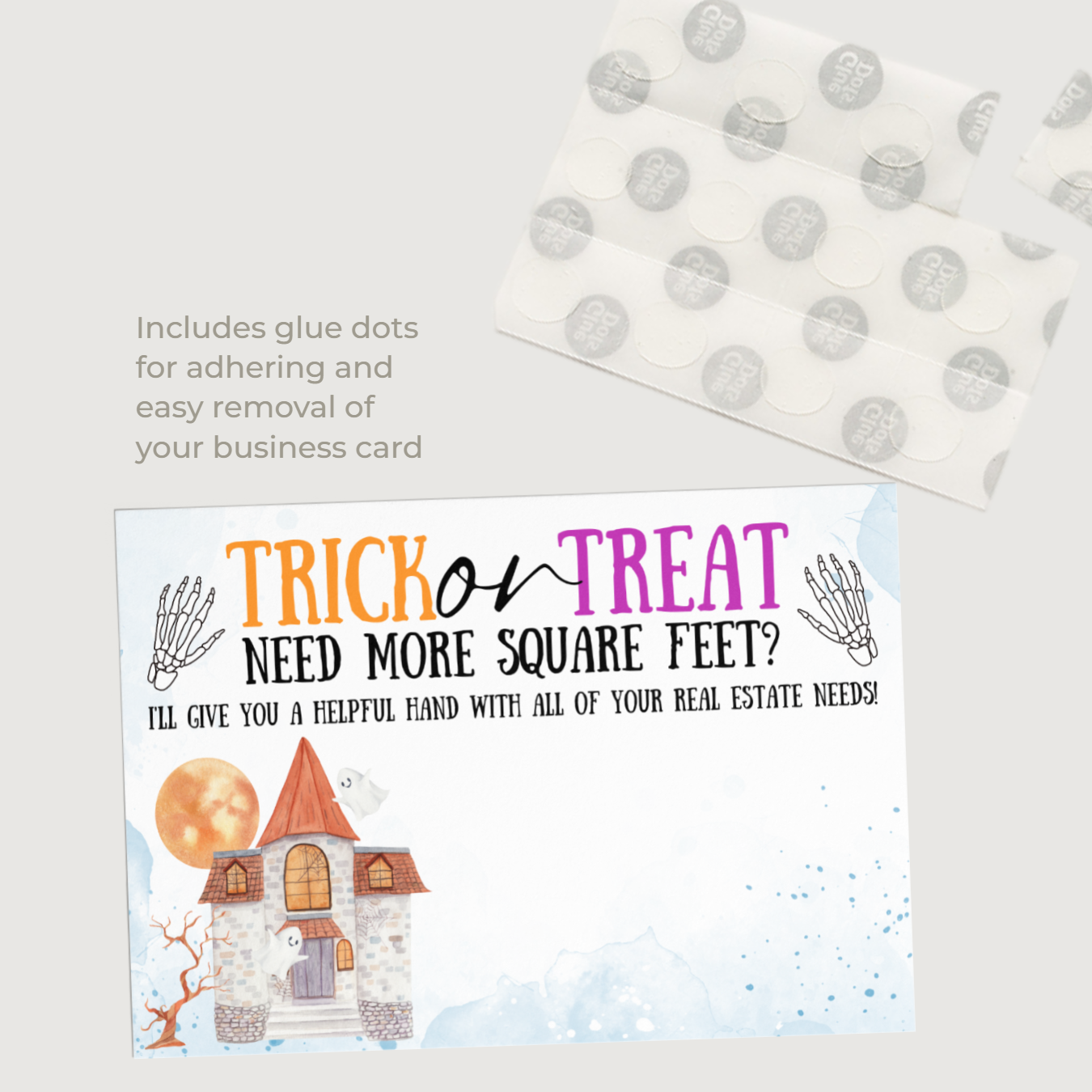 Trick or Treat Need More Square Feet? - Set of Postcards