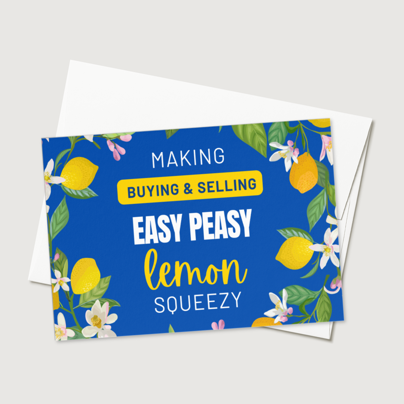 Set of 25 Making Buying & Selling Easy Peasy Lemon Squeezy Mailers