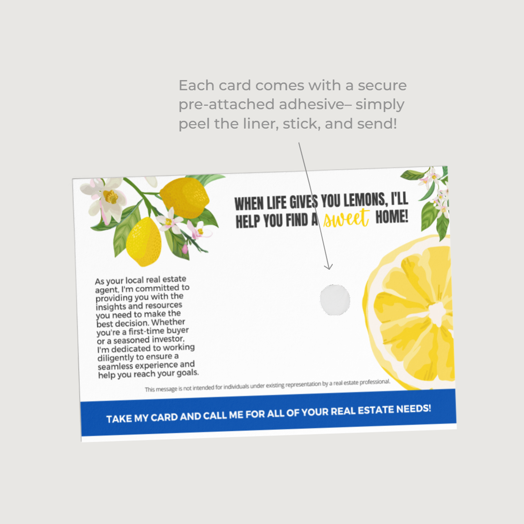 Making Buying & Selling Easy Peasy Lemon Squeezy - Set of Postcards