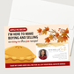 Printed Fall Real Estate Postcards - Apple Pie Recipe