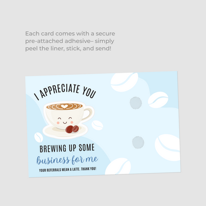Thank You For Brewing Up Business For Me - Set of Postcards