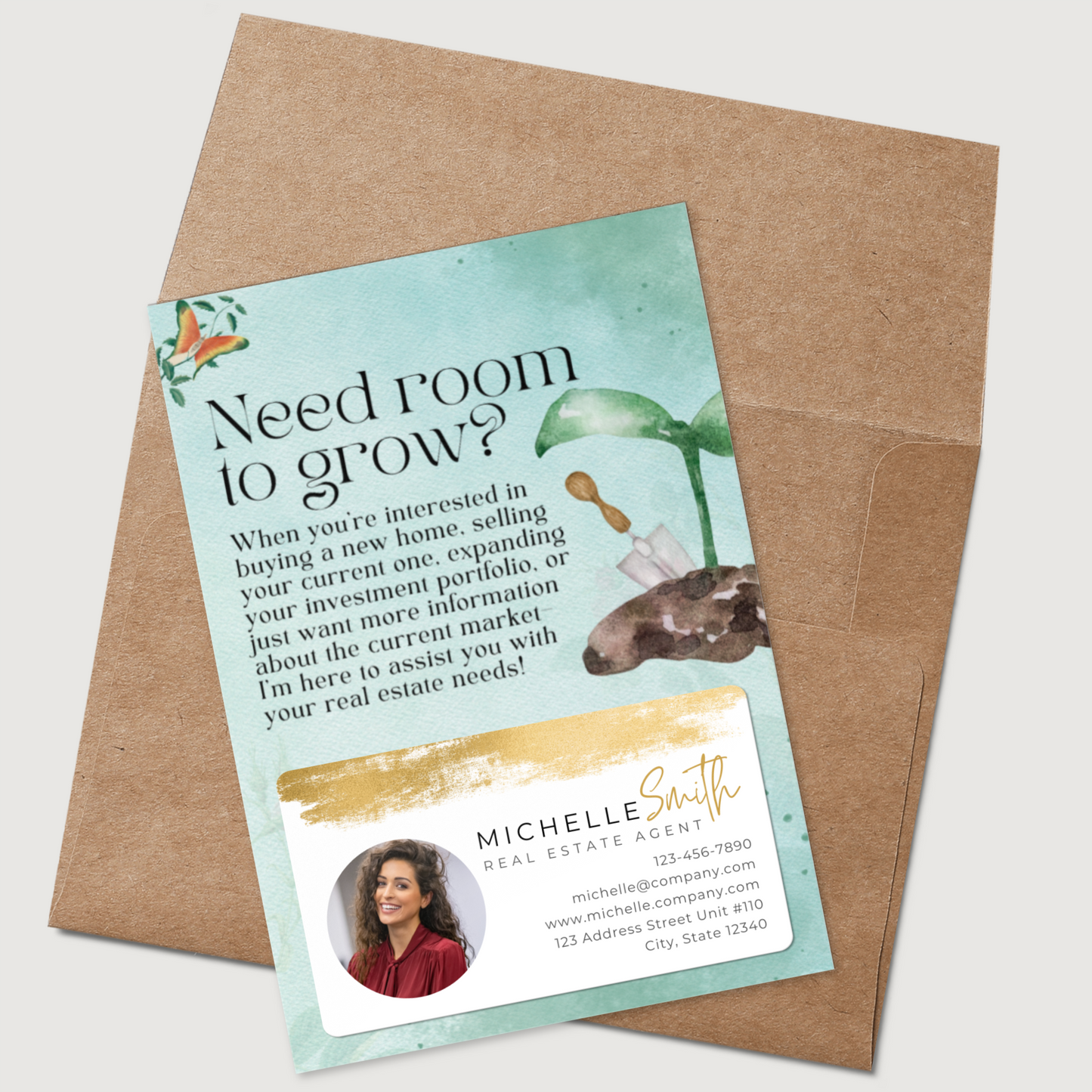 Need Room To Grow - Set of Spring Real Estate Postcard Mailers