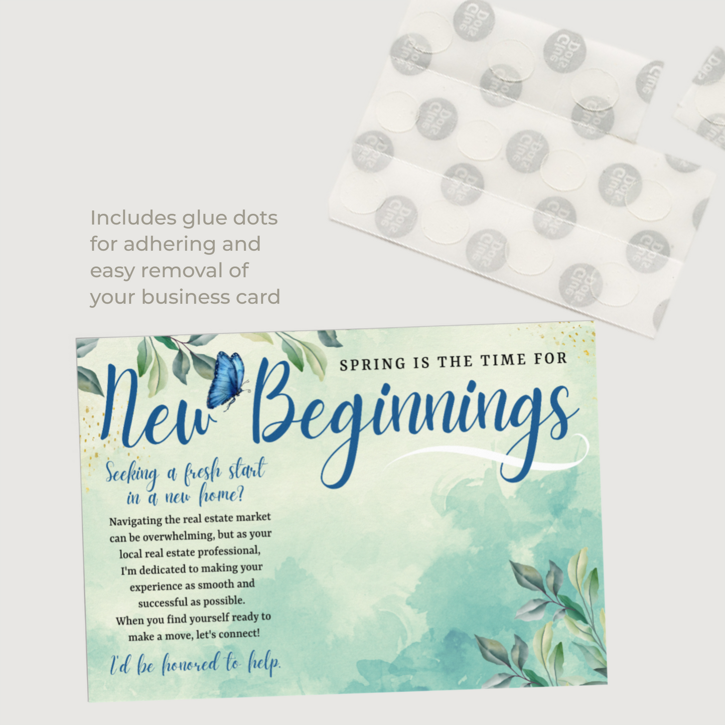 New Beginnings - Set of Spring Real Estate Prospecting Mailers