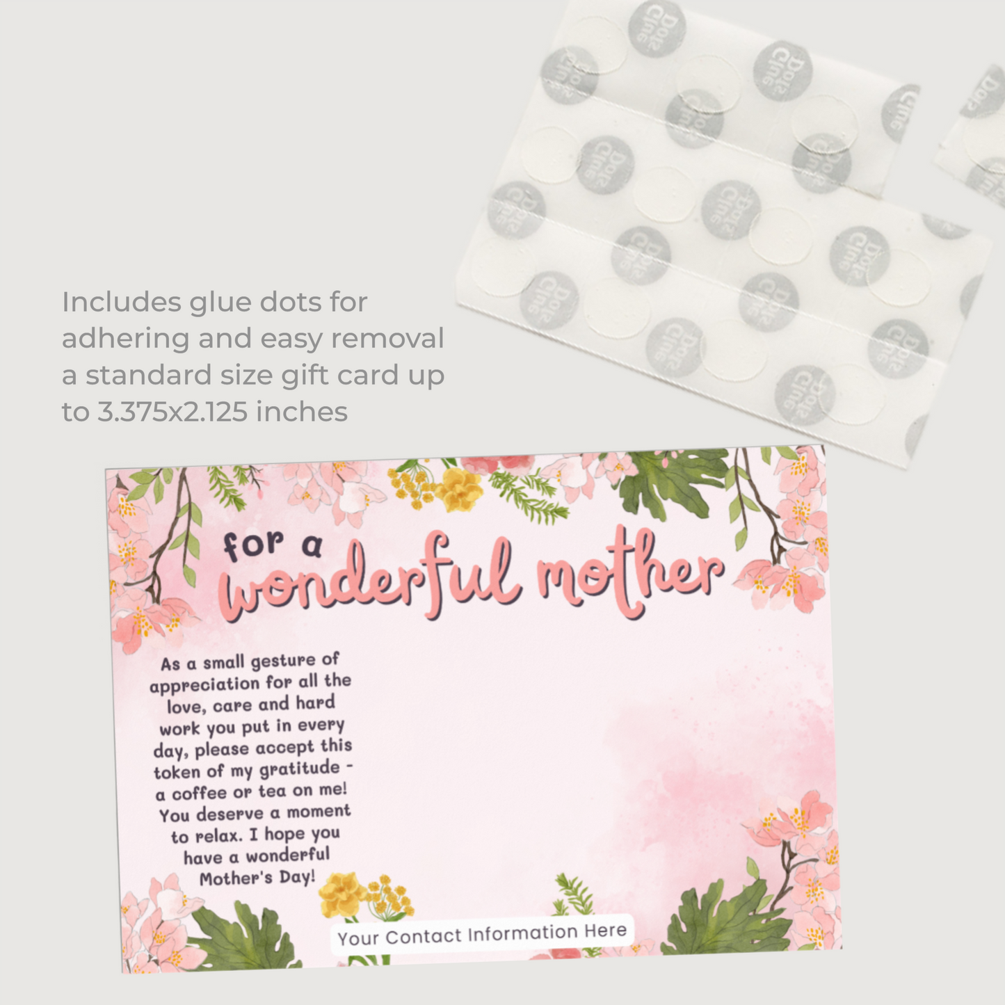 For a Wonderful Mother - Set of Mother's Day Real Estate Postcard Mailers