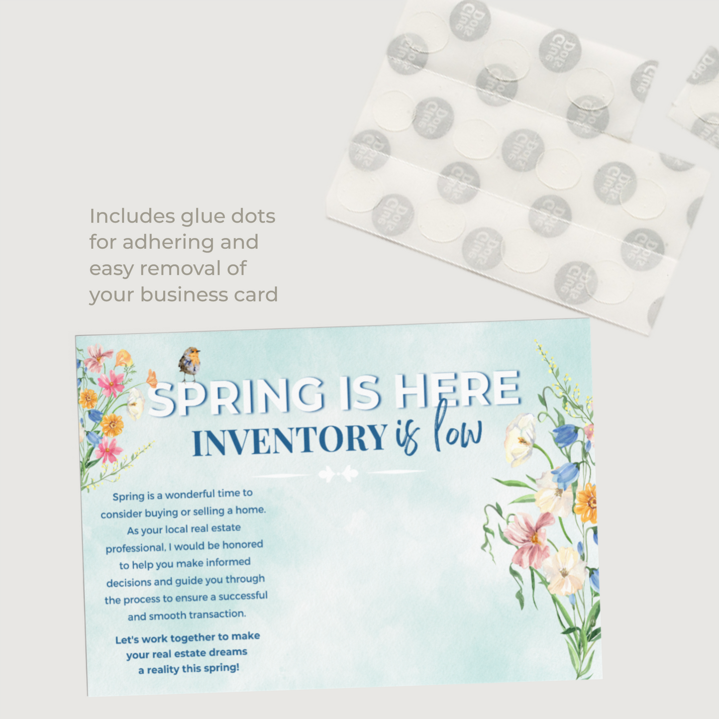 Inventory is Low - Set of Spring Real Estate Mailers