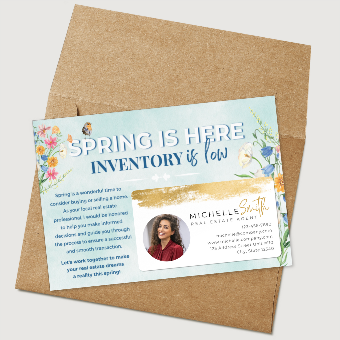 Inventory is Low - Set of Spring Real Estate Mailers