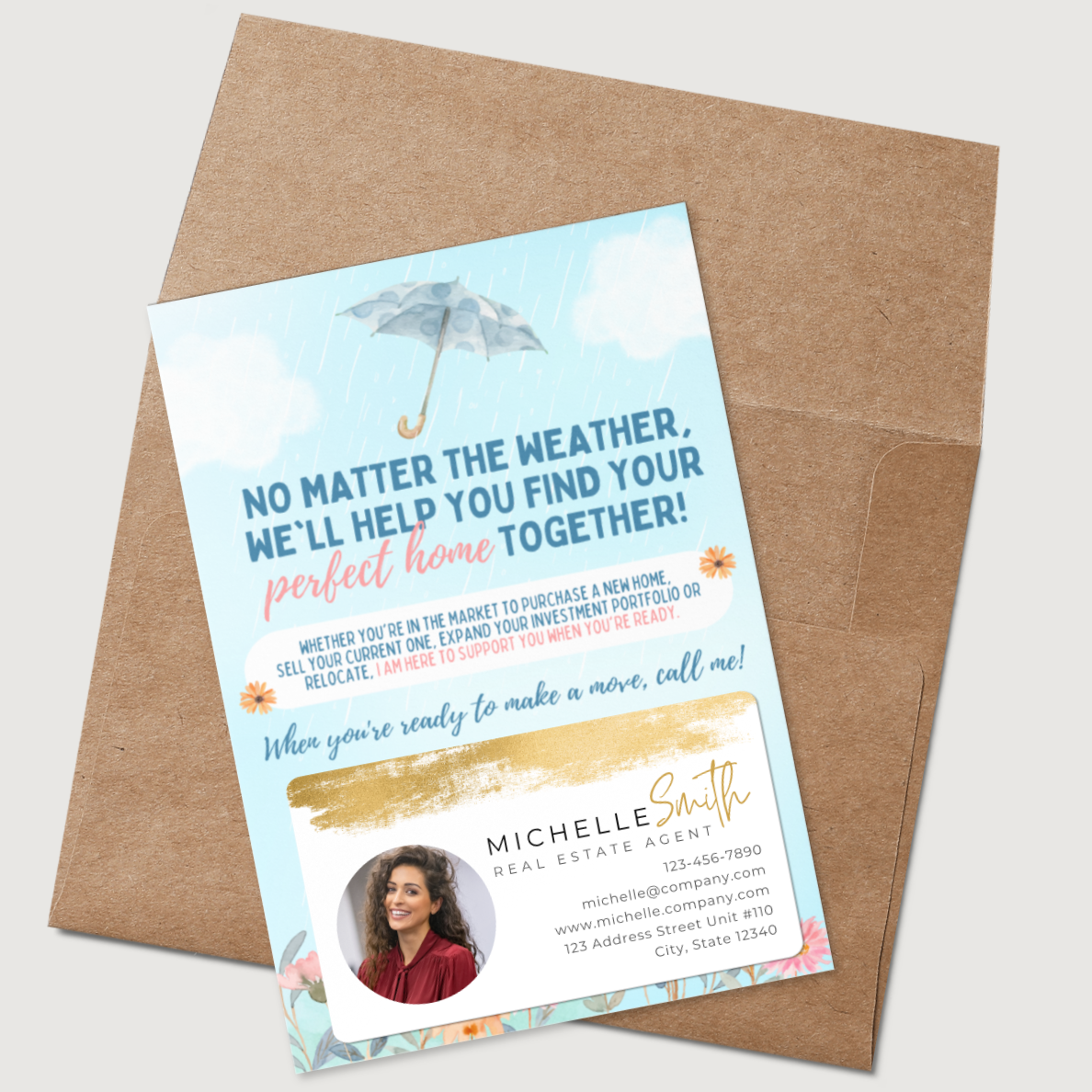 No Matter The Weather - Set of Real Estate Postcards