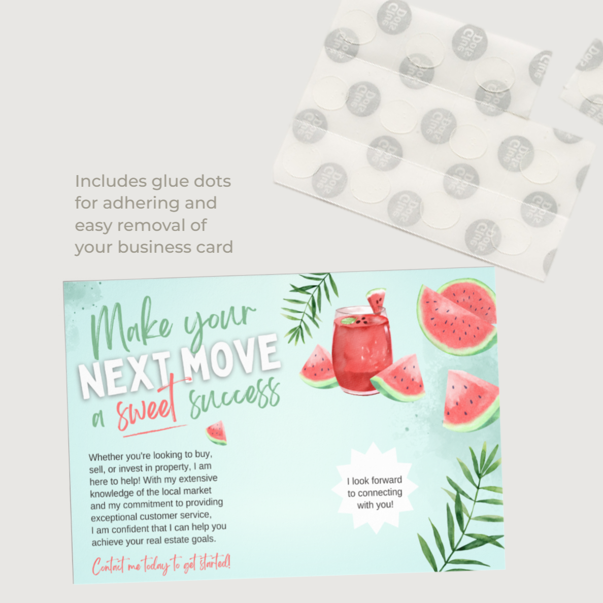 Make Your Next Move a Sweet Success - Set of Real Estate Postcards